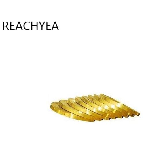 1Meter/LOT HIGH QUALITY Brass Strip Thickness 0.1/0.2/0.4/0.5*W10/20/30/40/50MM Brass Sheet Brass Foil Brass plate H62