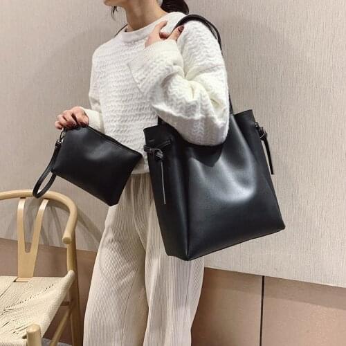 2pc/sets Purses and Handbags Luxury Handbags Women Bags Designer 2021 Large Capacity Female Leather Shoulder Bag Tote Bags Sac