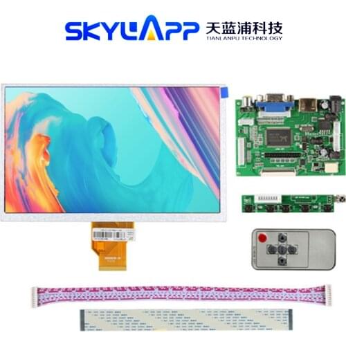 Skylarpu 7''inch LCD for INNOLUX Raspberry Pi LCD Screen TFT LCD Monitor AT070TN92 + Kit HDMI VGA Input Driver Board (NO touch)