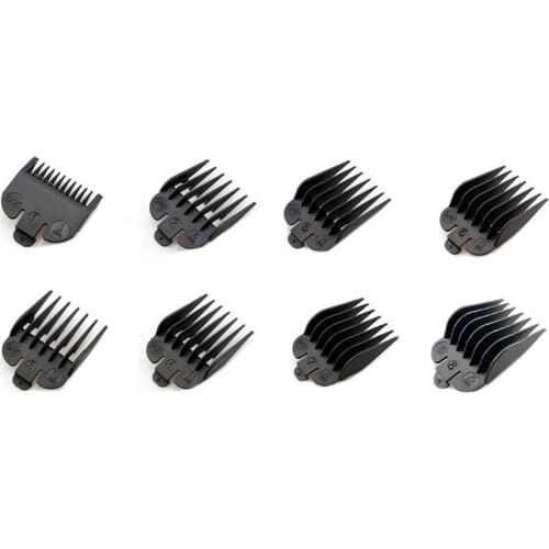 8 Pcs//set Oil Head Electric Clippers Caliper Limit Comb Hair Clipper Tooth Guides Combs Tool