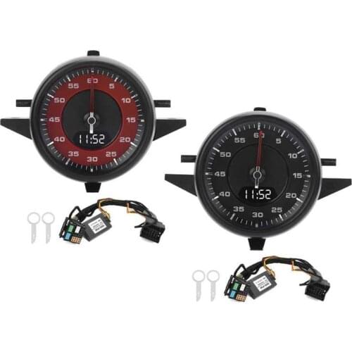 Car dash clock digital clock car Dashboard Clock Stopwatch Lap Timer Gauge High Accuracy Replacement for Cayenne 2017-2020