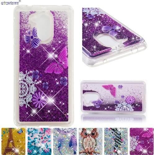 For Huawei Honor 6C 6 C Bling Glitter Liquid Bumper Case Nova P9 Lite Smart Cute TPU Soft Cover DIG-L21HN DIG-L21 DIG L21HN L21