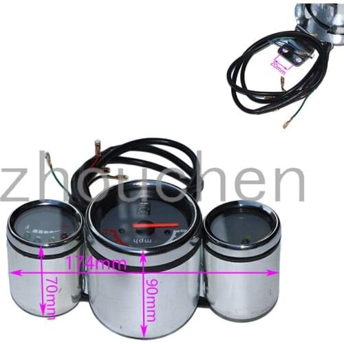 Four-wheeled ATV modified parts storm three meters off-road motorcycle dashboard code table gear kart