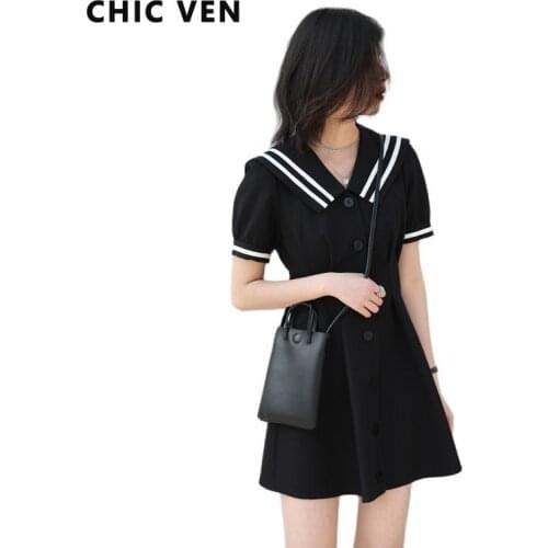 Короткие платья для женщин CHIC VEN China At AliExpress