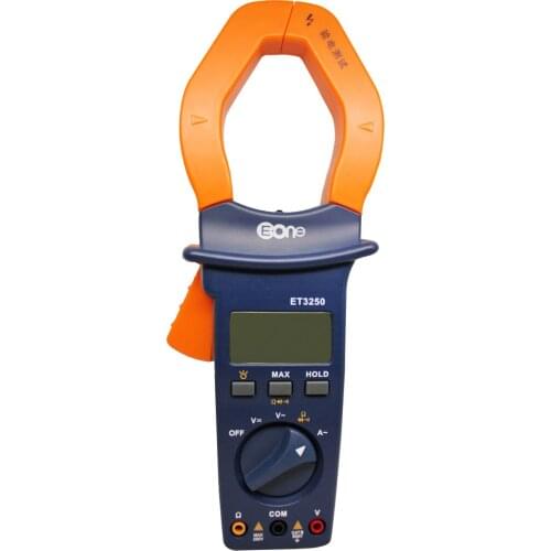 Eone ET3250 Digital clamp meter AC ammeter gauge auto range voltmeter with clamp light and backlight