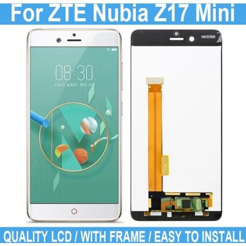For ZTE Nubia Z17 Mini NX569J NX569H New LCD Display Touch Screen Digitizer Assembly Replacement Repair Parts No Frame+Tool