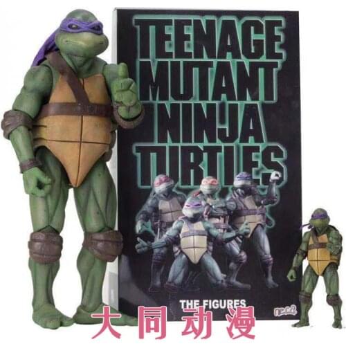 NECA Rafael Leonardo Michelangelo Donatello Action figure Shredder Krone Turtle classic movie 1990 toy movie toy gift