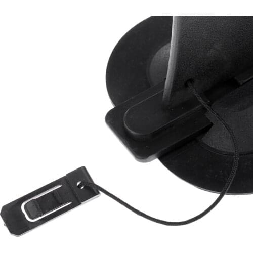 Kayak Skeg Tracking Fin Kayak Fin Mounting Points Watershed Board Canoe Boat (Black)