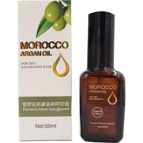 50ML Hair Treatment Essence Moroccan Argan Oil For Hair Care Nutrition Hair Scalp Nut Oil Hair Treatment Moroccan Argan Oil