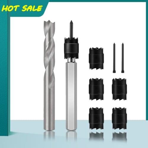 9Pcs Spot Weld Cutter Kit Punch Remover Panel Separator for Power Drill Welding Auto Body Work ToolSet