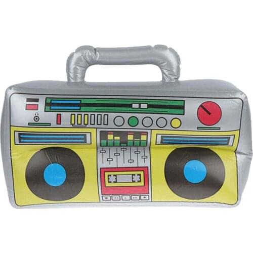 Inflatable Radio Boombox Inflatable Mobile Phone Blow Up Party Props For 80s 90s Party Decor Best Gift For Children