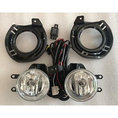 RQXR Front bumper light Front fog lamp +cover frame for Toyota COROLLA AXIO 2015-2017