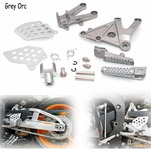 For Honda CBR 600 RR CBR600RR 2003 2004 2005 2006 Front Rider Foot Pegs Footrest Brackets