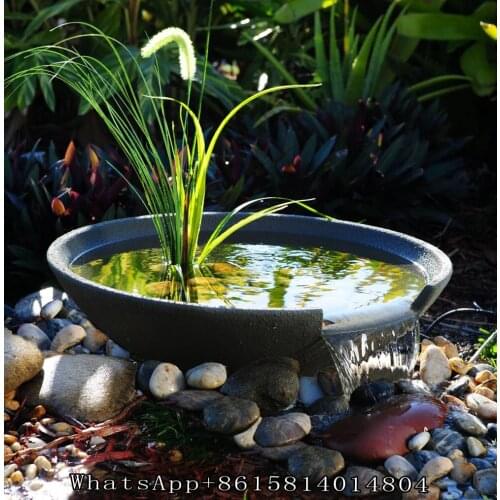 Garden pool flowing water decorations,stacking water waterfall,rockery scenery circulating pool waterfall/Water bowl