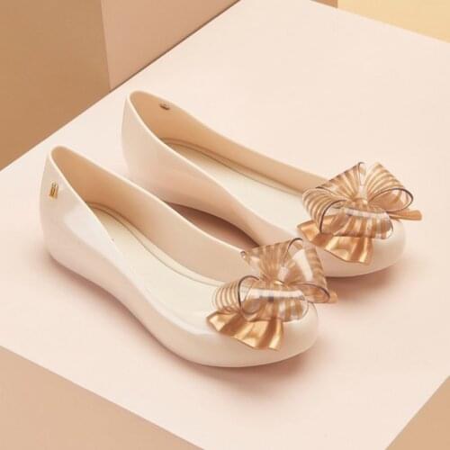 Mini Bownot Ultragirl Elements Women Sandals 2021 New Summer Ladies Sandals Breathable Jelly Sandals Female Shoes