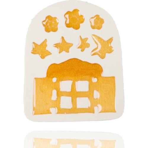 DIY Chocolate Mold Hanaya Biscuits Baking Molds Silicone Pastry Molds Chocolate Fondant Mould Soft Dessert Silicone Molds