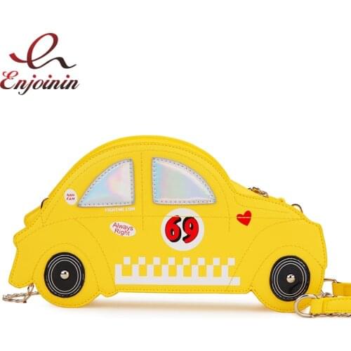 Unique Racing Design Leather Girls Cute Purses and Handbags Crossbody Bag Women Shoulder Chain Bag Daily 2020 Cluth Bag Tote Bag