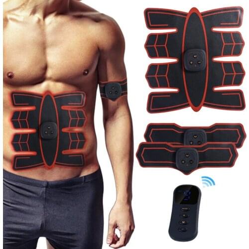 Vibration Abdominal Muscle Trainer Body Slimming Machine Muscle Exerciser Training Fat Burning Gym Fitness Massage USB Charged