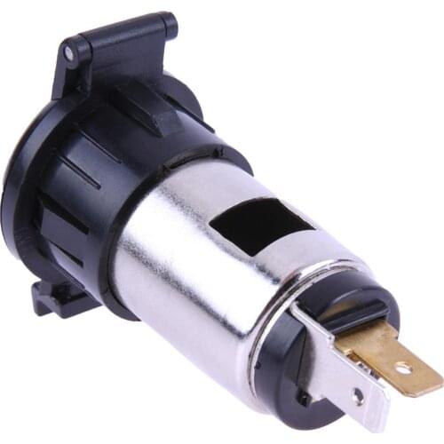 12V Waterproof Car Auto Motorcycle Cigarette Lighter Power Plug Socket For Motorcycles Boats Mowers Tractors Cars