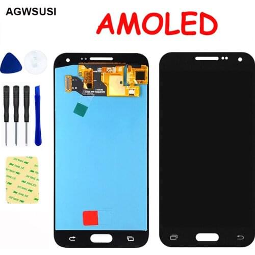 AMOLED For SAMSUNG Galaxy E5 E500 E500M E500F E500H LCD Display Screen Module Touch Screen Digitizer Sensor Assembly Replacement
