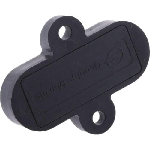 1/4" 6mm Dual Stud Junction Post - Heavy Duty Positive Power Distribution Block - Black - Stainless Steel