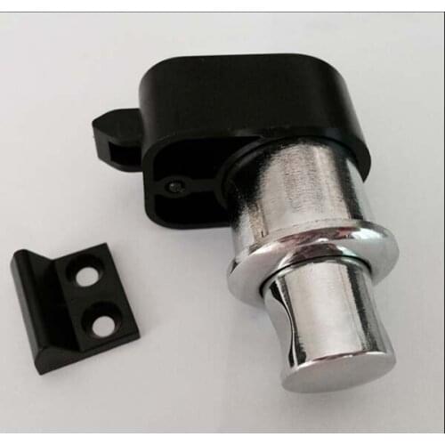 Chrome Plated Push Latch Knob Push Lock For Marine boat motorhome caravan RV Yacht CP219