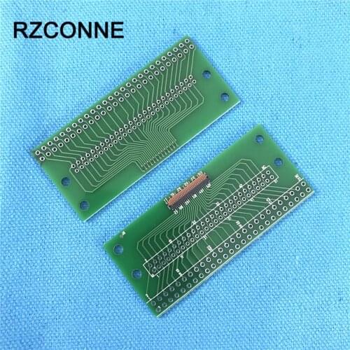 2pcs 51Pin Connector Adapter ZIF 0.3mm Pitch to 2.0mm 2.54mm cable DIP FPC LVDs MIPI Adapter test board