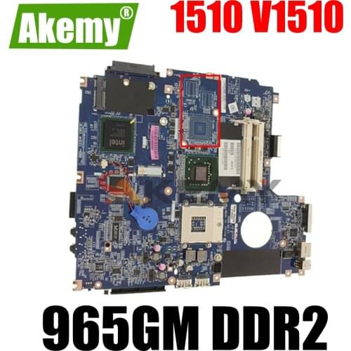 Akemy For Dell Vostro 1510 V1510 Laptop Motherboard JAL30 LA-4121P CN-0J475C 0J475C J475C 965GM DDR2 Free CPU