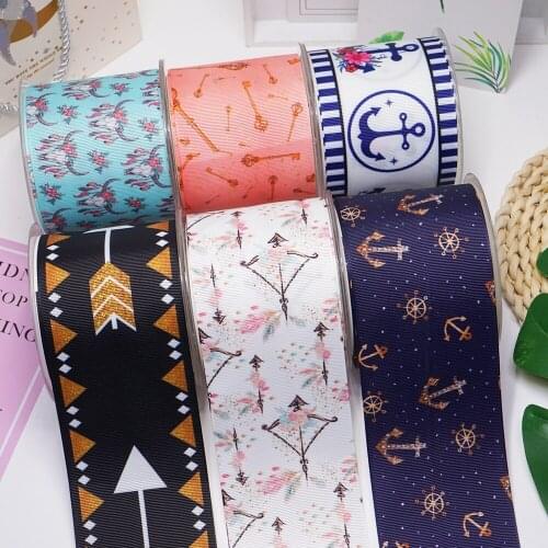 DIY Valentines Day Printed Grosgrain Ribbon For Craft Supplies Sewing Accessories 5 Yards, Planar Resins 10 Pieces. 53687