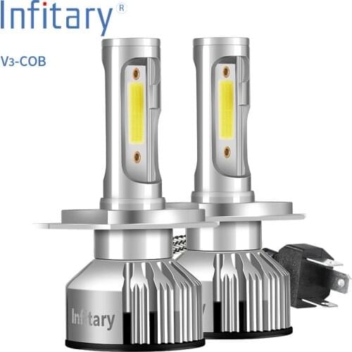 Hillpow LED Car Headlight Bulb H7 led H7 auto front lamp H4 H11 H8 HB4 H1 H3 HB3 9006 9007 H13 Auto V3 72W 10000LM s2 6500K