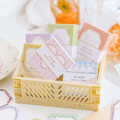 50sheets/lot Memo Pads Sticky Notes Foreign fruit shop Paper diary Scrapbooking Stickers Office School stationery Notepad