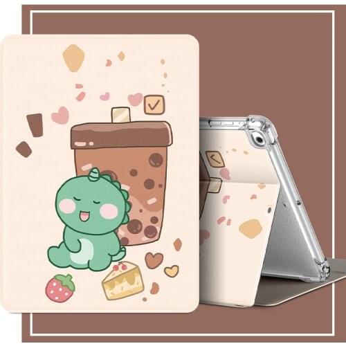 Tablet Case For ipad Air 3 10.5" 10.2” 9.7” 2019 Flip smart stand cover pu leather Cute illustration Case For ipad Air 2 3 Gen