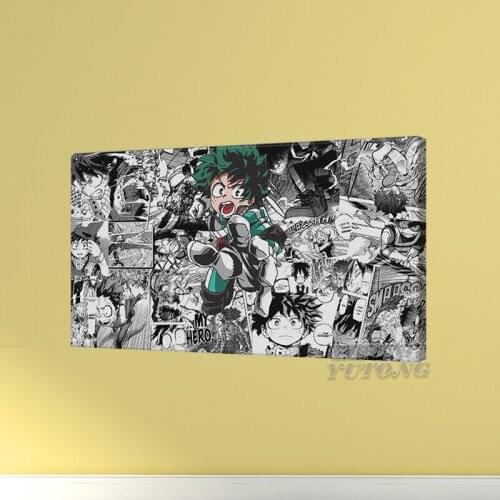 Deku Izuku My Hero Academia Poster Wall Art Decoration prints Canvas Dorm room Home bedroom decor Painting