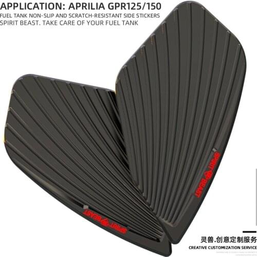 Spirit Beast Motorcycle Fuel tank stickers Non-slip Sticker side fuel tank Protector pad Accessories For Aprilia GPG125 GPR150