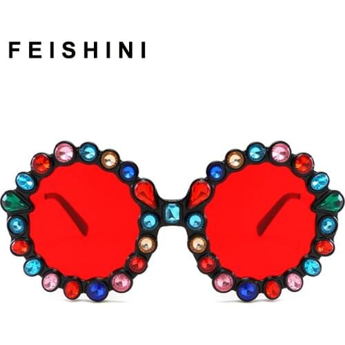 Feishini Women's Sunglasses Round