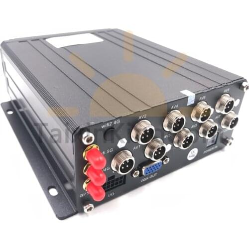 HD video truck monitoring mdvr ahd 1080p 8CH hard disk vehicle video recorder 3G 4G GPS WiFi remote positioning