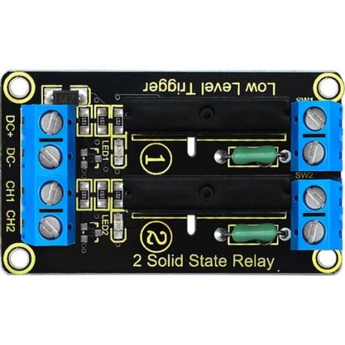 Keyestudio Two 2 Channel Solid State Relay Module for Arduino UNO