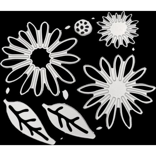 Metal Hollow four flowers paper die cutting dies for Scrapbooking/DIY Easter wedding Halloween Easter card