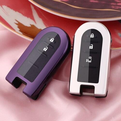 Fashion Shell Soft TPU Full Protector Cover Key Case For Car Toyota Daihatsu LA600S610S150S Second Domestic Proton PERODUA