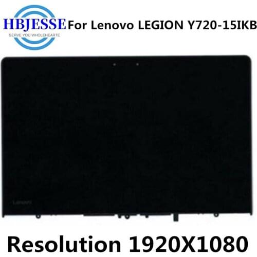 Original 15.6'' replacement For Lenovo LEGION Y720-15 Y720-15IKB 80VR FHD LCD Module Assembly 5D10N47616 FHD 1920*1080 Version