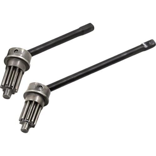 RC Car Front Drive Shaft, 2 Pack Metal CVD Transmission Axle Driveshaft for 1/10