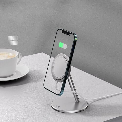 Strong Magnetic Desktop Phone Holder For Magsafe Charger 180 Rotation Table Phone Extend Stander For iPhone 12 Pro Max