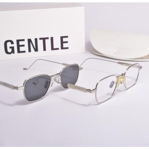 2021New fashion style sun glasses frame Stainless Steel women men Eyewear GENTLE CATTA Women Sunglasses women men
