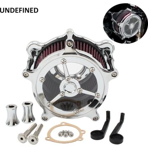 Clear Air Filter Motorcycle Intake Air Cleaner for Harley Twin Cam EVO Dyna FXR Softail 1993-2015 Touring Road King Street Glide