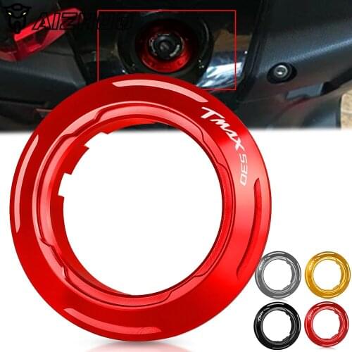 FOR YAMAHA TMAX T-MAX 530 Motorcycle Key Switch Protector Ring CNC Aluminum Accessories T MAX530 TMAX-530 2013 2014 2015