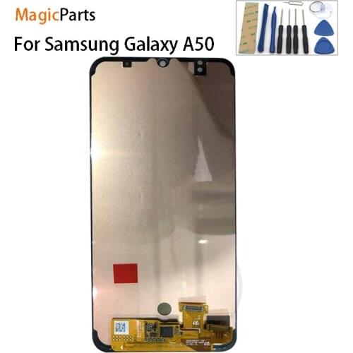 For Samsung Galaxy A50 SM-A505FN/DS A505F/DS A505 LCD Display Touch Screen Digitizer Assembly With Frame For Samsung A50 lcd