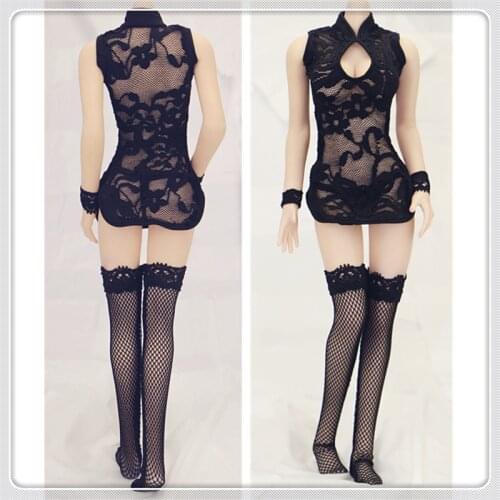 1:6 Female Soldier Clothing Accessories Sexy Cheongsam Pajamas Underwear Suitable For 12-Inch Phicen Coated Female Body