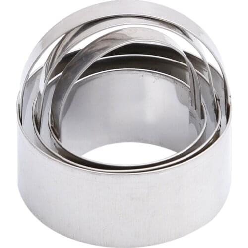 3PCS/Set Stainless Steel Cookie Molds Cake Decorating Tools Kitchen Pastry Baking Tools Soap Fondant Cutters Biscuit Stamp