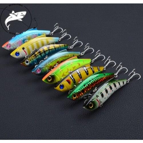8Pcs/Lot Boutique VIB Vibrate Fishing Lures 9cm/26.5g Crankbait Artificial Hard Baits Treble Hooks Fishing Tackle Jerkbait