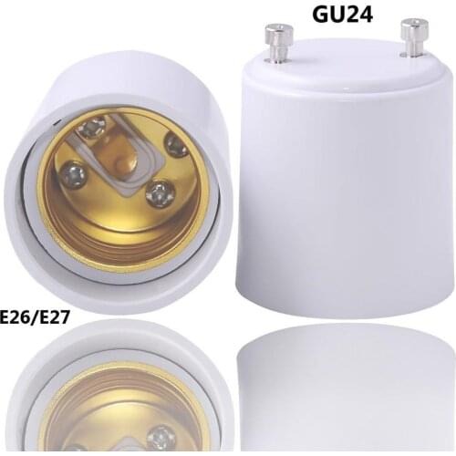 Niceeshop(TM) Generic GU24 To E26/E27 Adapters - Converts Pin Base Fixture (GU24) To Standard Screw-in Bulb Socket
